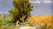 Arnold Bocklin Nymphs Bathing oil painting reproduction